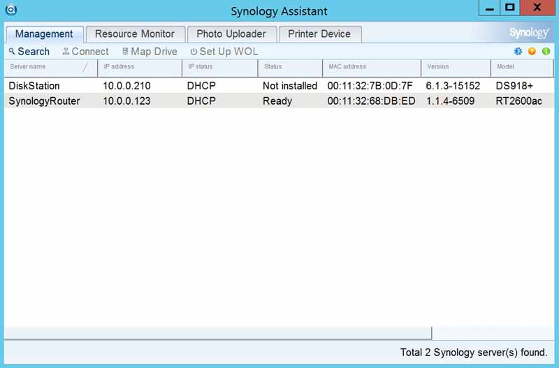 synology assistant